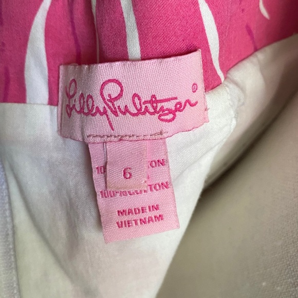 Lilly Pulitzer Floral Print Halter Dress  Size 6 - Picture 3 of 5